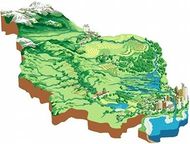 Watershed with agricultural, industrial and domestic water users in upstream and downstream areas, as well as water for ecosystems